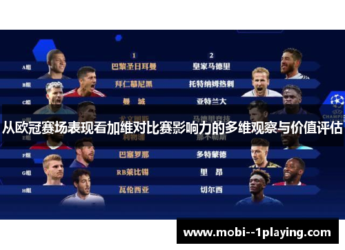 从欧冠赛场表现看加维对比赛影响力的多维观察与价值评估